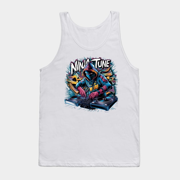 "Stealth Beats: The Ninja DJ" Tank Top by WEARWORLD